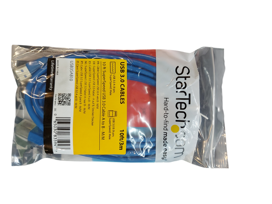 Lot 40x StarTech 10 ft SuperSpeed USB 3.0 Cable A to B - M/M