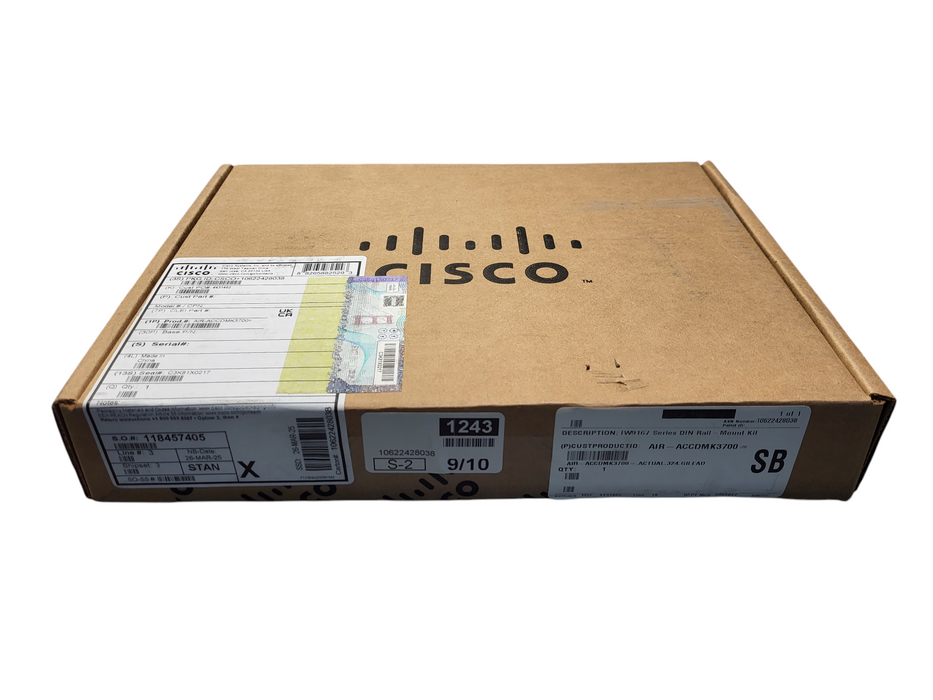 Brand new Cisco Systems IW3700 Series DIN Rail Mount Kit  Q$