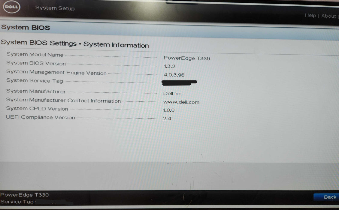 Dell PowerEdge T330 8x3.5", Xeon E3-1240 v5,16GB DDR4, No HDD, NO RAID
