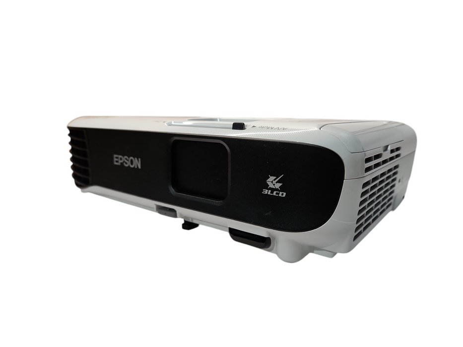 Epson Ex3260 / H824A SVGA 3LCD Projector, Lamp Hour: 24Hrs w/ Cords & Bag