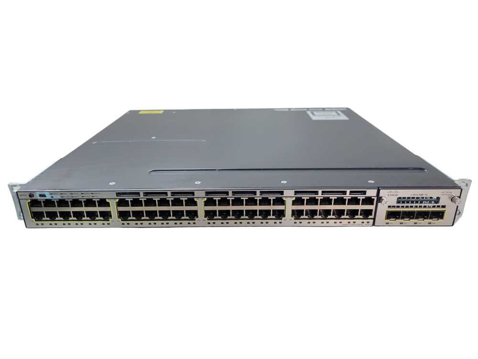 Cisco WS-C3750X-48P-S | 48-Port Gigabit PoE+ Ethernet Switch |C3KX-NM-1G Mod !