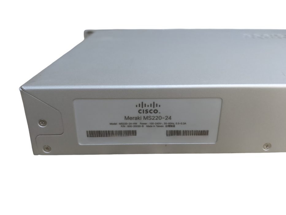 Cisco Meraki MS220-24-HW | 24-Port Cloud Managed Switch | Unclaimed Q