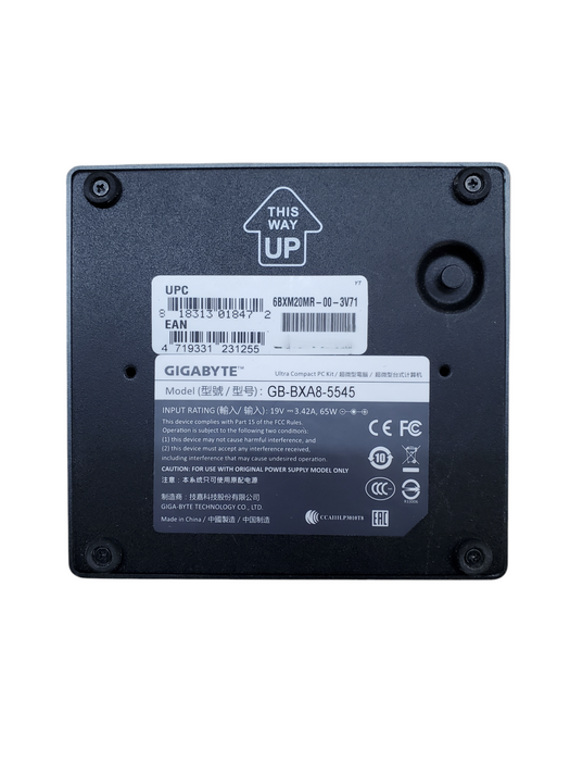 Gigabyte GB-BXA8-5545 Mini-PC AMD A8-5545M 8GB RAM - No HDD