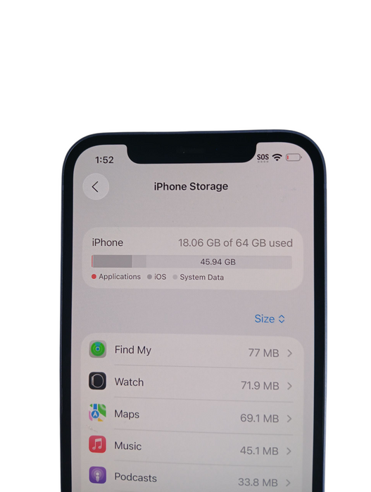 Apple iPhone 12 - 64GB - Purple [A2402]