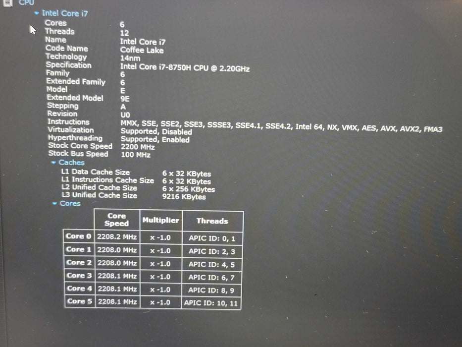 MSI GF63 i7-8750H 16GB DDR4 GTX 1050 500GB SSD READ β Lap200