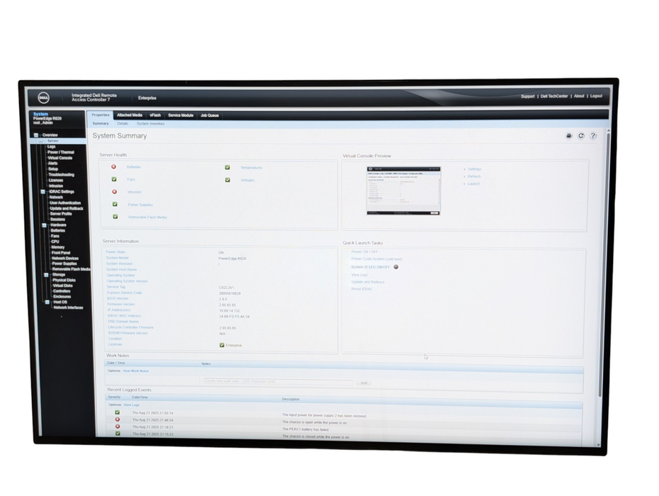DELL PowerEdge R620 2x Intel Xeon E5-2660 v2 128GB RAM  -