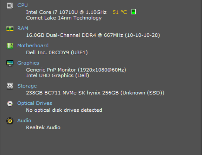 Dell Latitude 7410 i7-10810U, 16GB DDR4, 256GB NVMe, No AC Adapter  Lap200