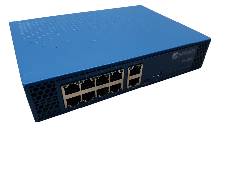 Palo Alto PA-220 Next Generation 500 Mbps 8x 1GB RJ-45 Firewall