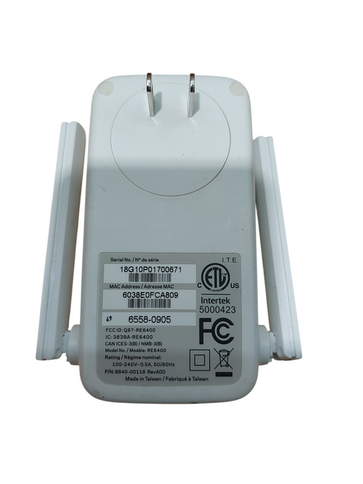 Linksys RE6400 WiFi 5 Range Extender AC750 Signal Booster