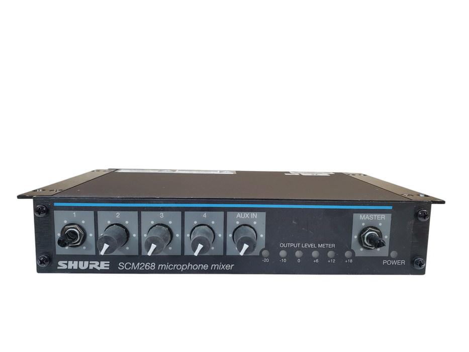 SHURE SCM268 4-Channel Microphone Mixer *READ*