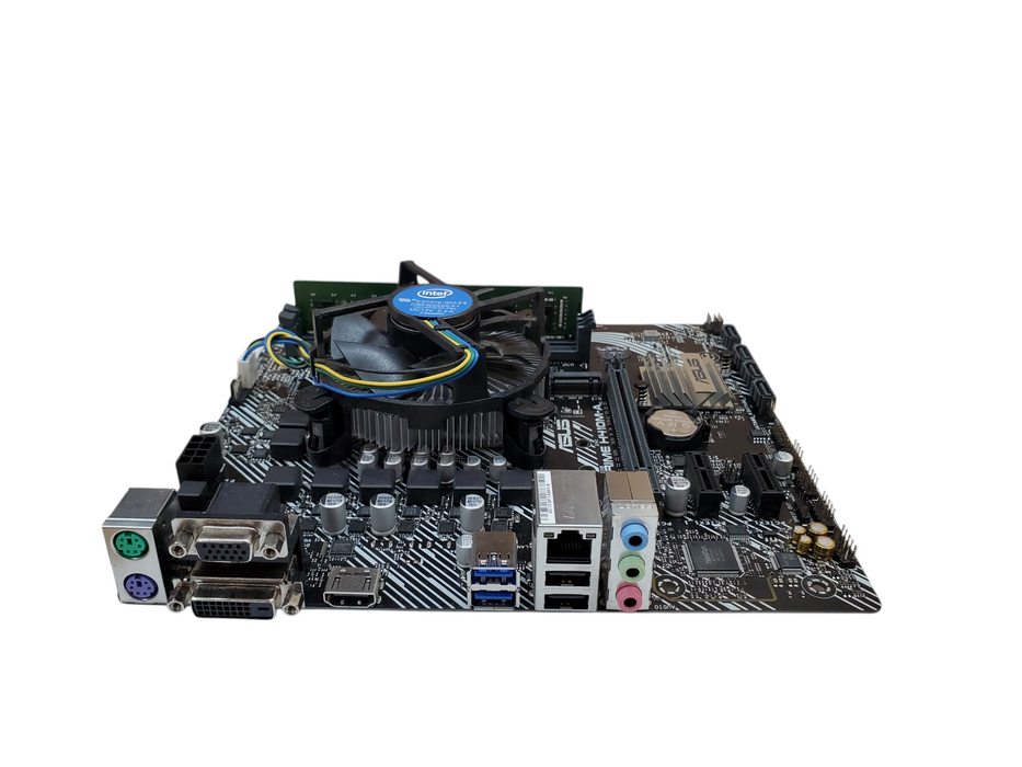 Asus MotherBoard H410M-A with Intel i5-10400 CPU 2.90GHz, 8GB RAM - NO HDD