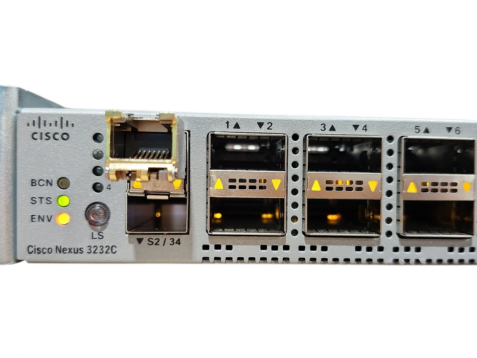 Cisco N3K-C3232C v04 Nexus 3232C 32-Port 100G Switch w/ Dual AC