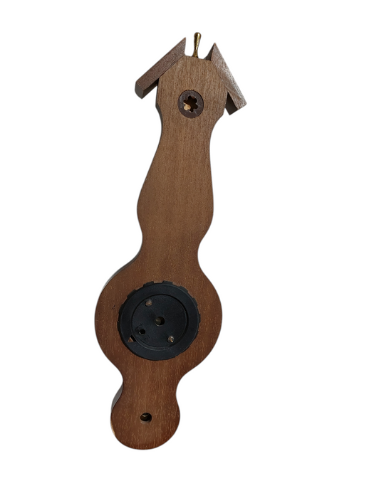 Vintage Wooden West-Germany Precision Barometer Thermometer Hygrometer   =