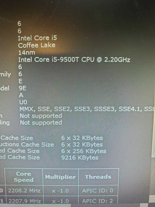 Dell OptiPlex 3070 USFF  i5-9500T @3.00GHz, 16GB DDR4, 256GB NVMe WIFI