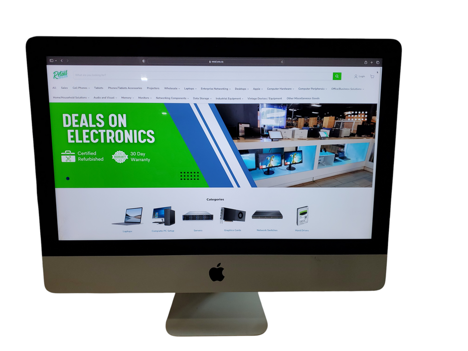 Apple iMac 21.5" 4K 2017, i5-7400, 8GB DDR4, 1TB HDD