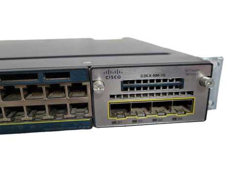 Cisco WS-C3560X-24P-L | 24 Port Gigabit PoE+ Layer 3 Switch /w C3KX-NM-1G Mod !