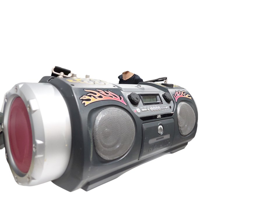 JVC Powered Woofer CD System  Model: RV-DP100 =