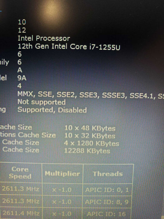 Dell Latitude 14" 3530 Intel i7-1255U @ 2.60GHz 16GB DDR4 RAM 512GB SSD  Lap200