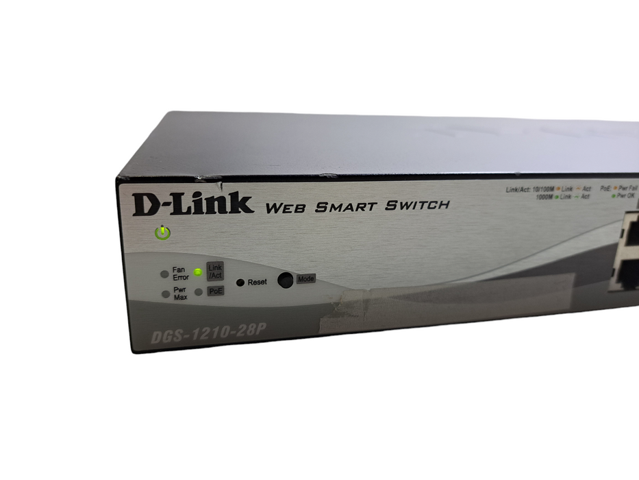 D-Link DGS-1210-28P | 28-Port Gigabit PoE 4x SFP Web Smart Switch Q