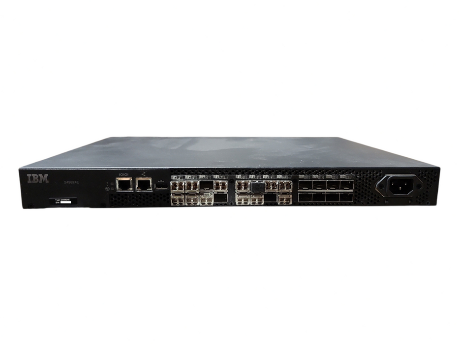 IBM 249824E 2498-B24/24E 8 Gb Fibre Channel Network Switch, 16 Ports Active