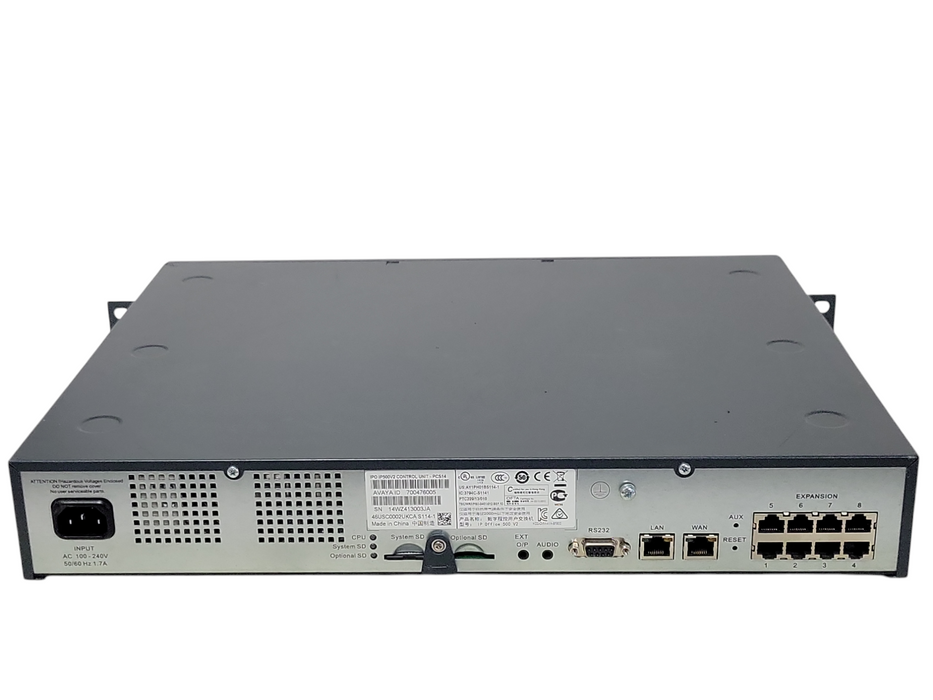 Avaya IP Office 500 V2 Control unit PCS14 700476005, READ _