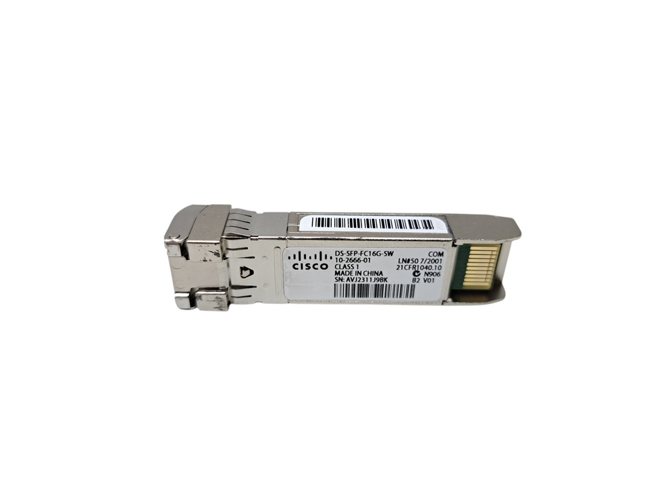 Cisco DS-SFP-FC16G-SW 16 Gbps Fibre Channel SW SFP 10-2666-01 Transceiver Q)