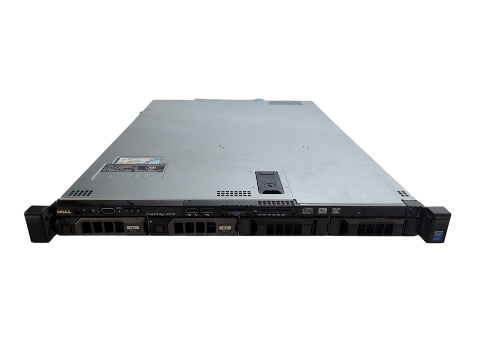 Dell PowerEdge R430 - 2x Xeon E5-2630 v3 32GB DDR4 PERC H730 Mini 2x550W PS %