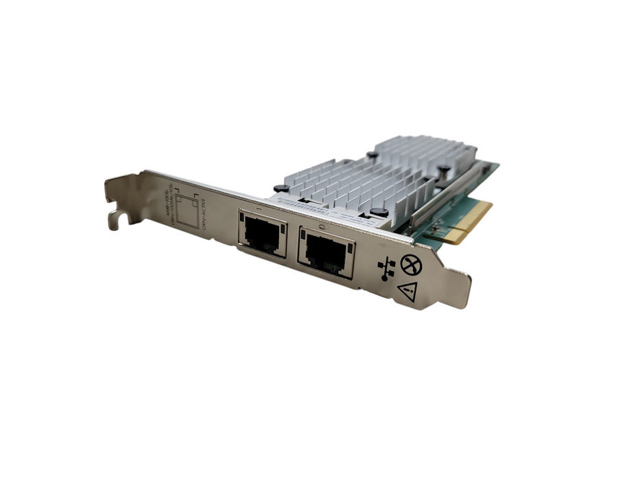 HPE 530T / Broadcom 57810 Dual Port 10GB RJ45 NIC PCIe x8 Network Card Q%