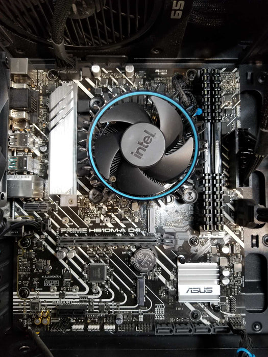 Custom Tower w/ Asus H610M-A 12th Gen i5-12400 16GB RAM No HDD 650W PSU
