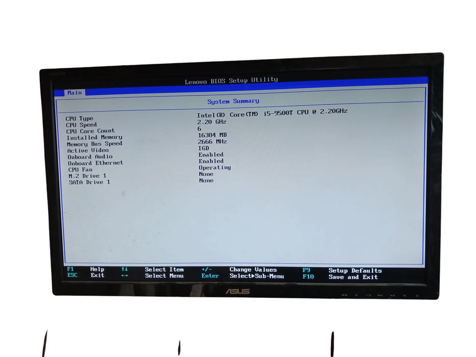 Lenovo ThinkCentre M720Q USFF Desktop i5-9500T @2.2Ghz 16GB RAM No HDD Q