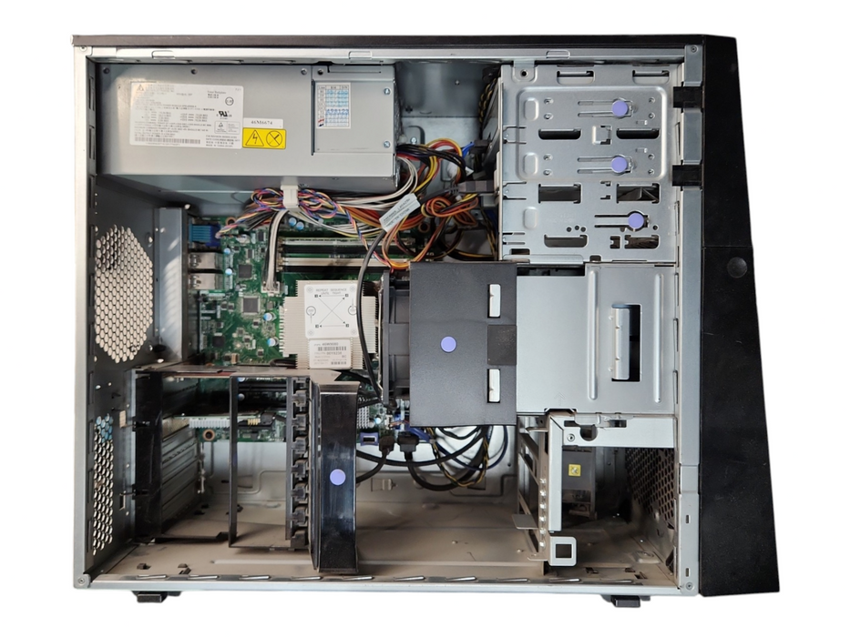 IBM System X3100 M5, Xeon E3-1231v3 3.40GHz, 4GB DDR3, No HDD, 2x 430W PSU