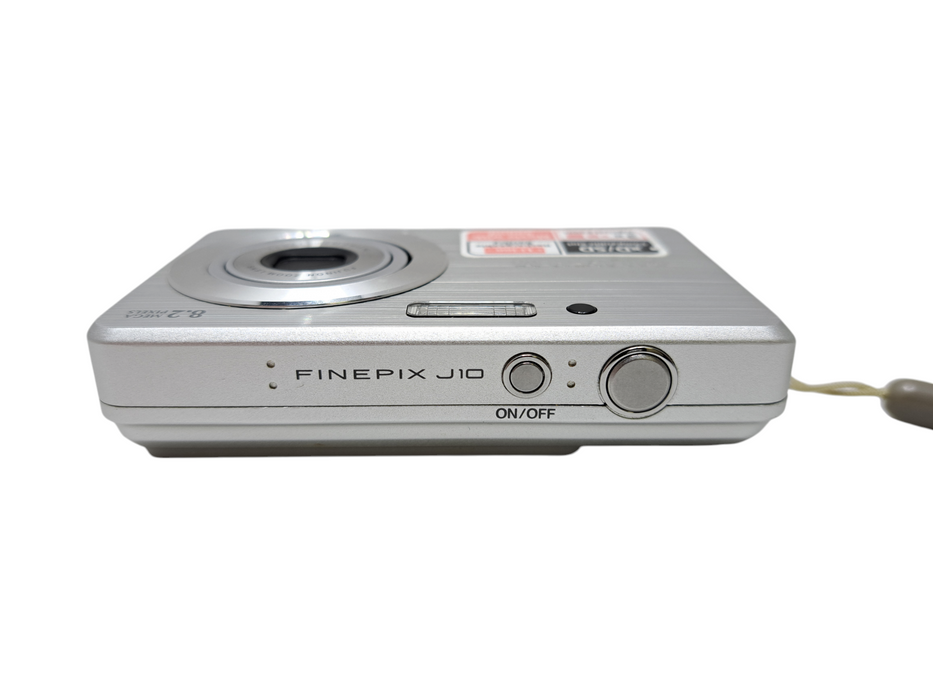 FUJIFILM FinePix J10 8.2MP Digital Compact Camera w/ Battery & Charger )