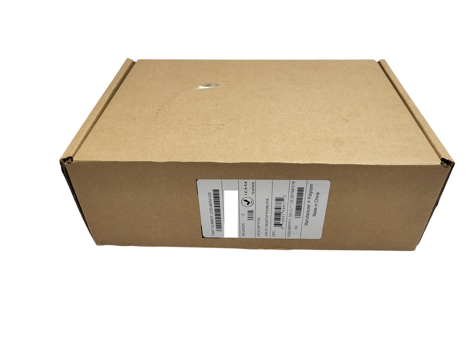 *NEW* POLYCOM 2200-48350-025 - VVX 311 6-Line Business Media Phone VoIP PoE Q$
