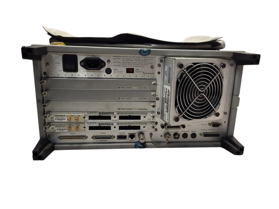 HP HEWLETT PACKARD 16500C LOGIC ANALYSIS SYTEM 115/230 VAC 775 VA MAX $