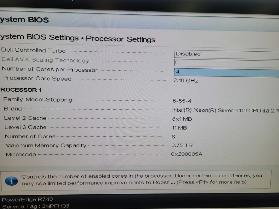Dell PowerEdge R740 - Xeon Silver 4110 32GB DDR4 PERC H730P Mini 1100W PSU %
