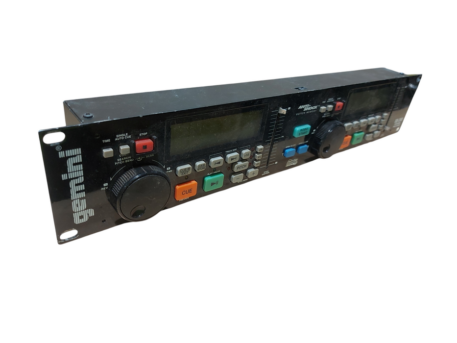 Vintage 90s Gemini CD-240 Professional DJ Dual CD Anti-Shock Remote Unit