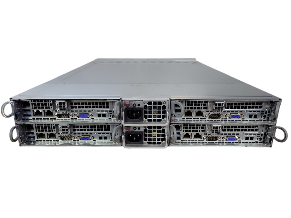 Supermicro 10DRT-H 4x Node Server | 8x Xeon E5-2680 v3 @2.50GHz, 128GB DDR4 !