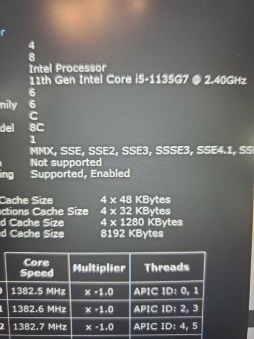 Dell Latitude 5520 Core i5-1135G7@2.40GHz 16GB RAM 256GB SSD  Lap200