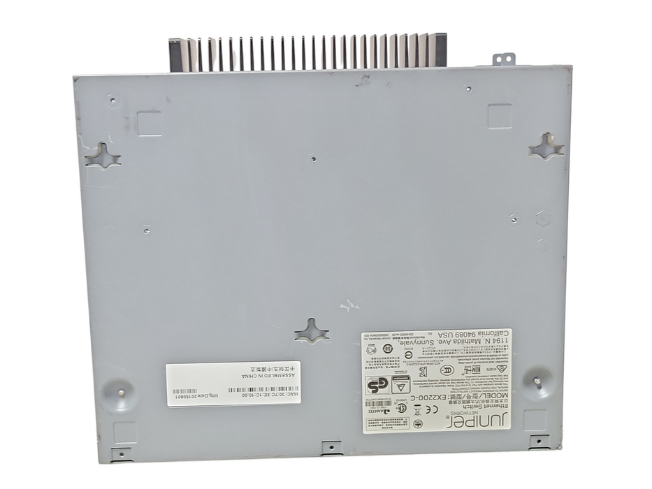 Juniper EX2200-C-12P-2G 12-Port 10/100/1000BASE-T PoE+ Compact Switch, SEE _