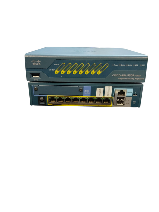 LOT of 3x Cisco ASA 5505 V05 Fast Ethernet Firewall Security Appliance