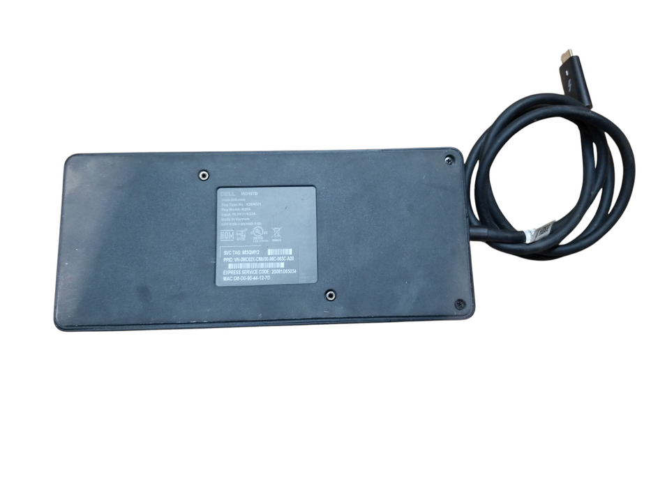 Lot of 8x Dell WD19TB Thunderbolt 4 Docking Station 4K Compatible