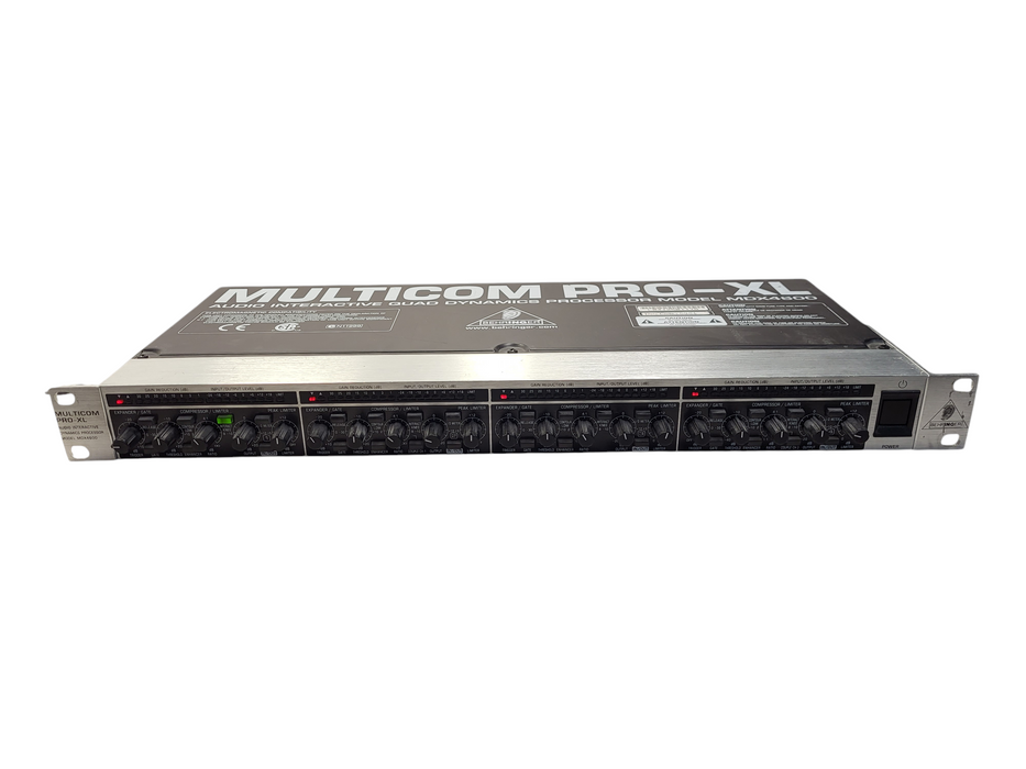 Behringer Multicom Pro-XL MDX 4600 Audio Interactive Quad Dynamics Processo $