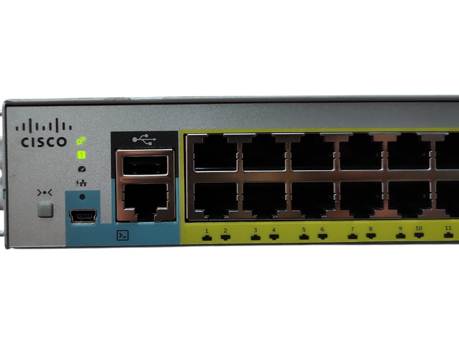 Cisco Catalyst WS-C2960L-48PS-LL 2960-L 48-Port Gigabit PoE Network Switch