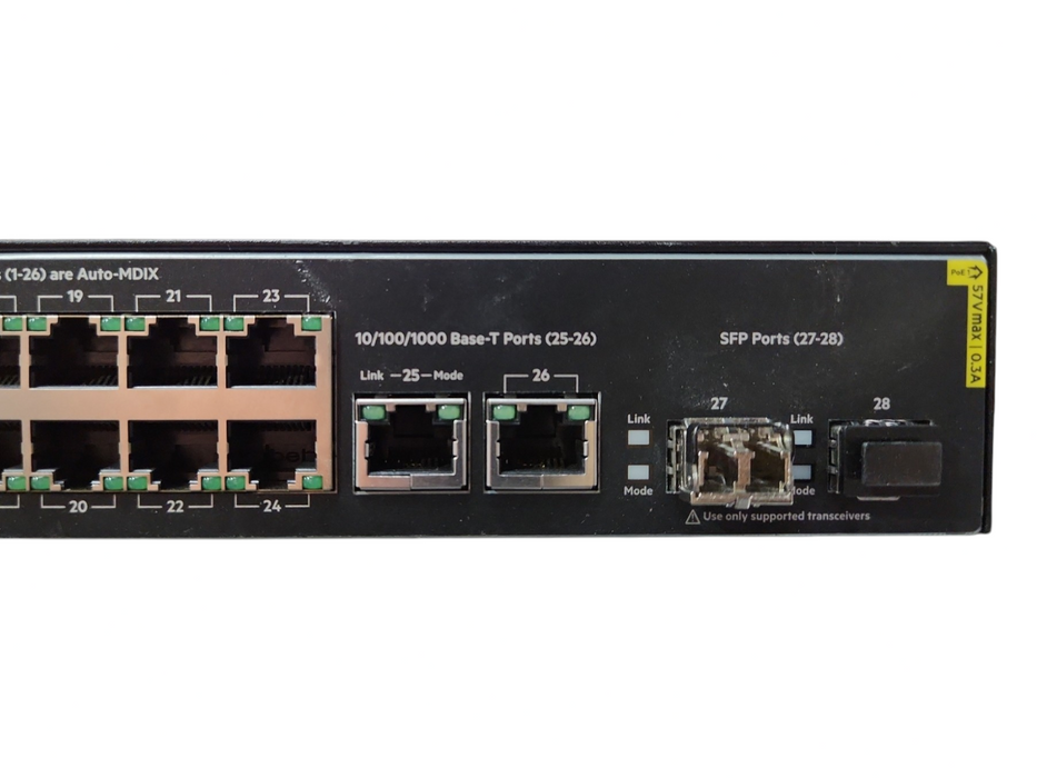 HP Aruba 2530 24 PoE+ Managed Network Switch - J9779A