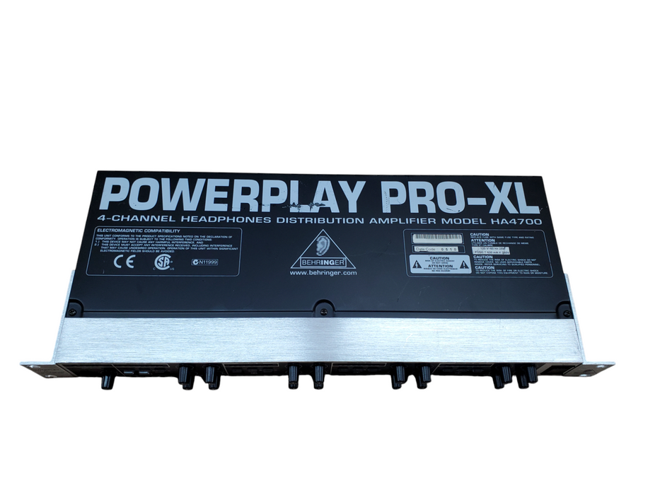 PowerPlay Pro-XL 4-Channel Headphones Distribution Amplifier HA4700 *READ*