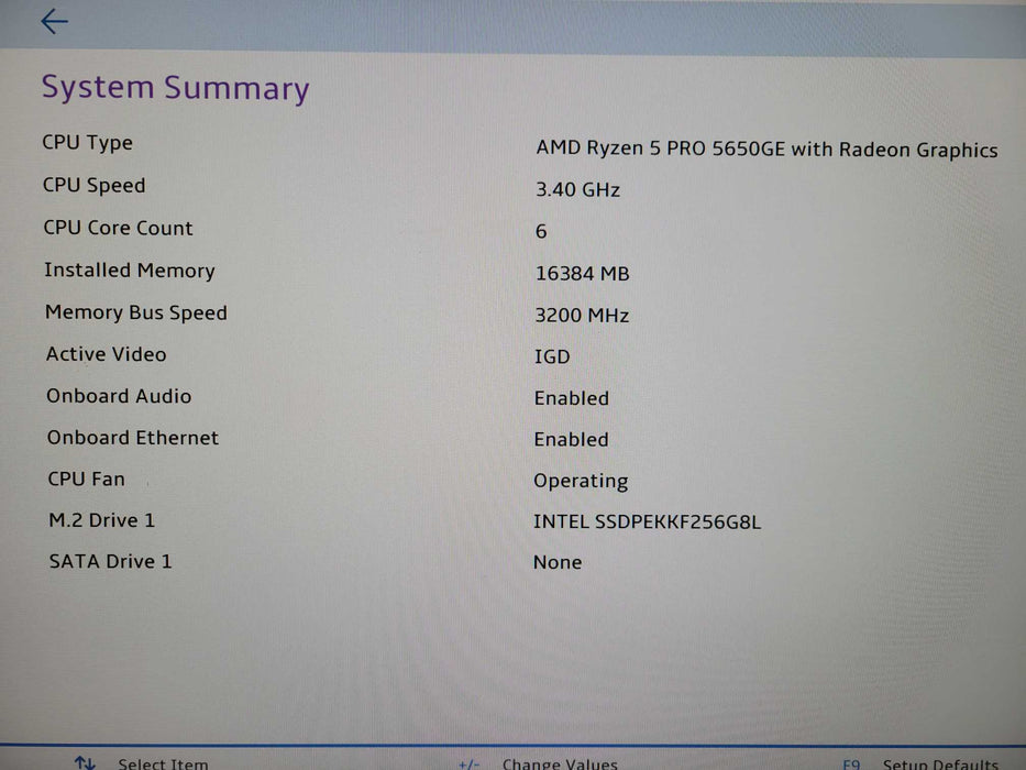 ThinkCentre M75q Gen 2 Ryzen 5 Pro 5650GE @3.40 GHz 16GB DDR4 256GB NVme !