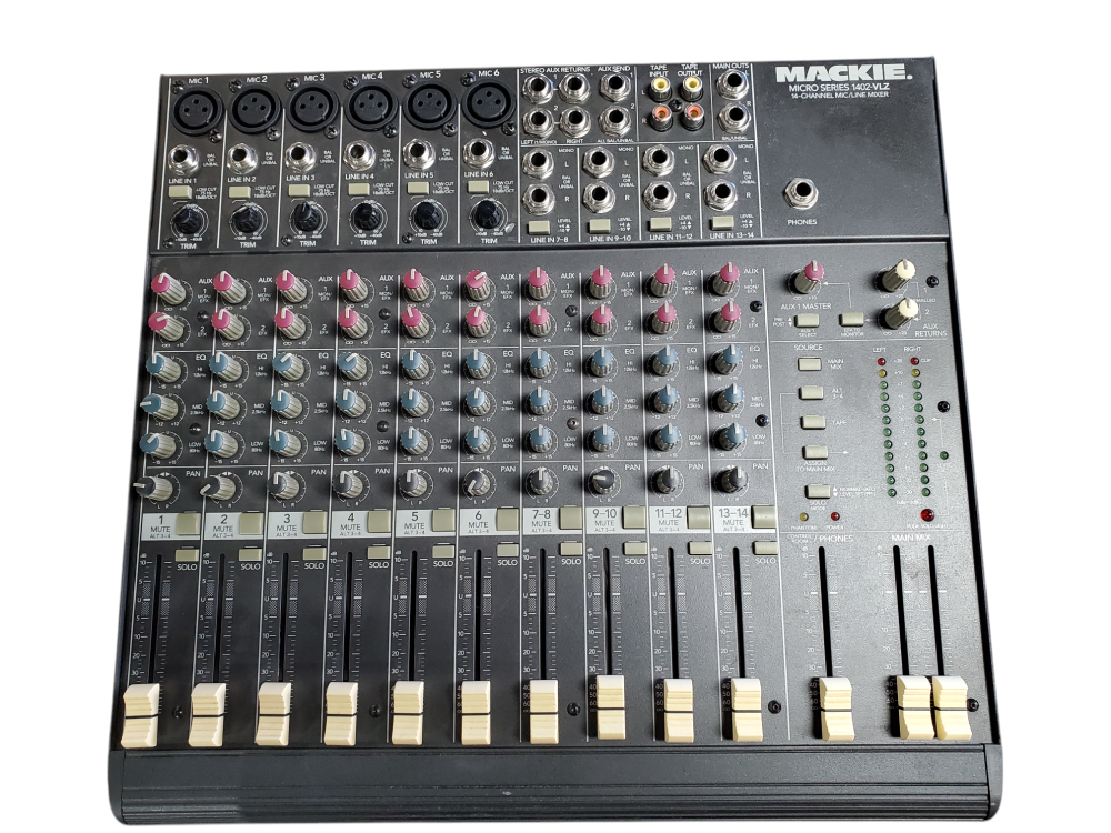 Mackie 1402-VLZ Pro 14-Channel Mic/Line Mixer Micro Series