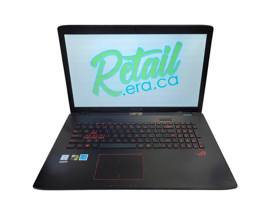 ASUS ROG GL752VW i7-6700HQ 16GB DDR4 GTX 960M 256GB SSD NO BAT READ  β Lap200