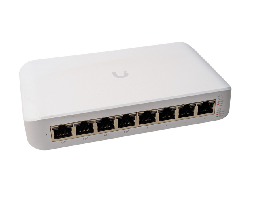 Ubiquiti USW-Lite-8-PoE 802.11at Gigabit Ethernet Switch -