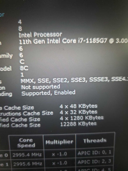 HP Elitebook 840 G8 i7-1185G7 3.0 GHz 16 GB RAM 256GB GB NVME  Lap200